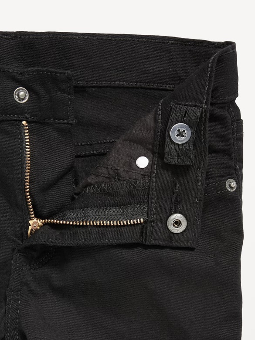 Old Navy Boys Slim Fit Built-In Tough 360 Stretch Black Pants | Size 14 NWT - Picture 5 of 5